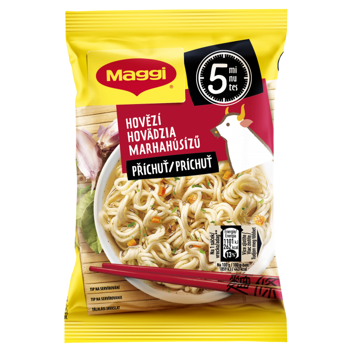 MAGGI 5Min Instantní Nudle Hovězí 59.2g