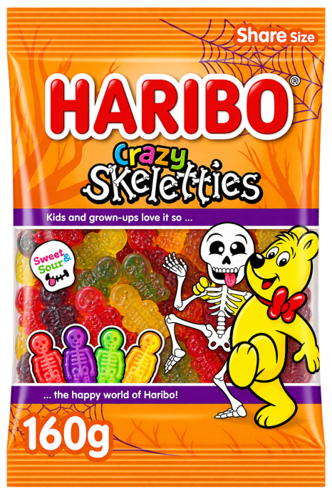 Haribo 160g Crazy Skeleties