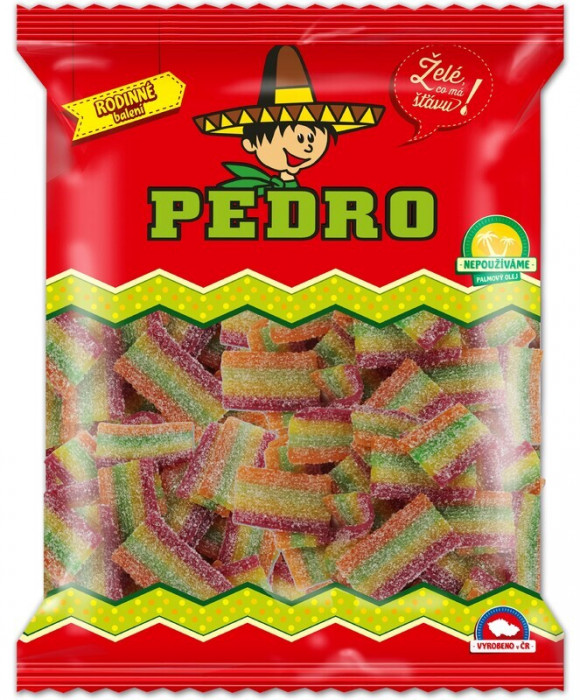 Pedro 1kg Duhové mini kyselé pásky