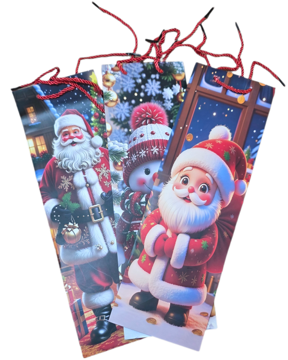 Dárková taška na víno 11,5x33x11