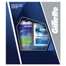 Gillette Series 200ml Sensitive + Deodorant tuhý
