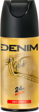 Denim Deodoranty spray 150ml Gold
