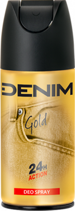 Denim Deodoranty spray 150ml Gold