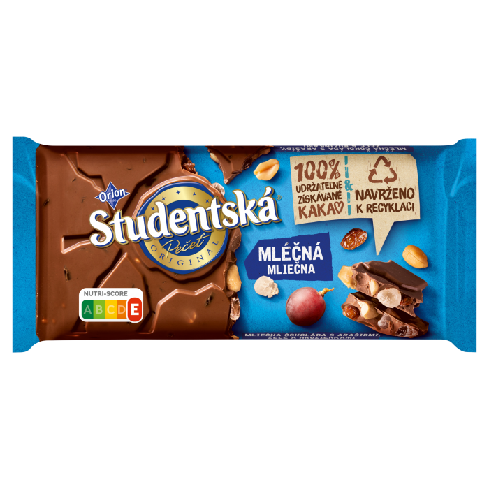 ORION STUDENTSKÁ PEČEŤ Mléčná 16x170g CZ