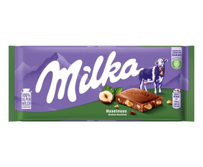 MILKA 90g Hazelnuts