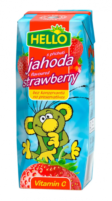 HELLO 250ml Jahoda
