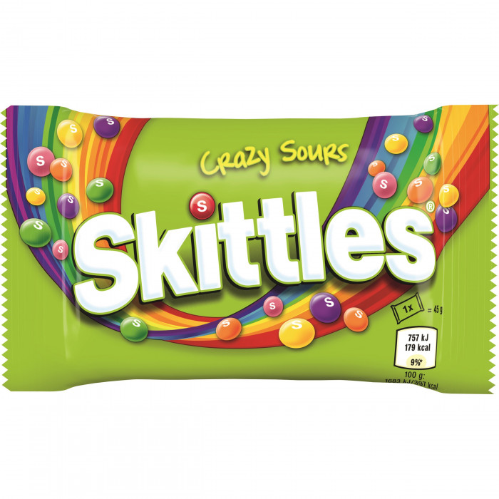 SKITTLES 38g Crazy Sours