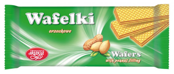 Wafelki 180g Ořechové