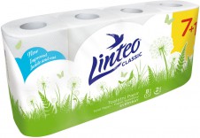 LINTEO Toaletní Papír 2 vrstvý 7+1ks Bílé