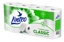 LINTEO Toaletní Papír 2 vrstvý 7+1ks Bílé
