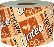 LINTEO Toaletní Papír 1 vrstvý 90m Hnědý