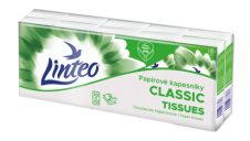 LINTEO Classic Kapesníky 2 vrstvý 10x10ks