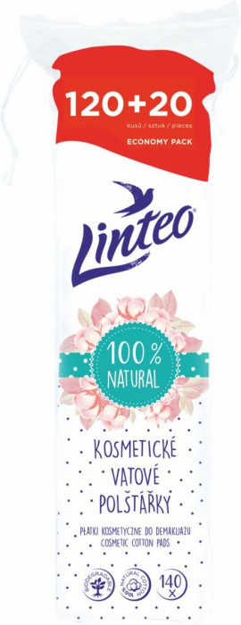 LINTEO Kosmetiké Vatové Polštářky 120ks
