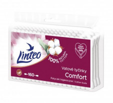 LINTEO Kosmetické Vatové Tyčinky 160ks Sáček