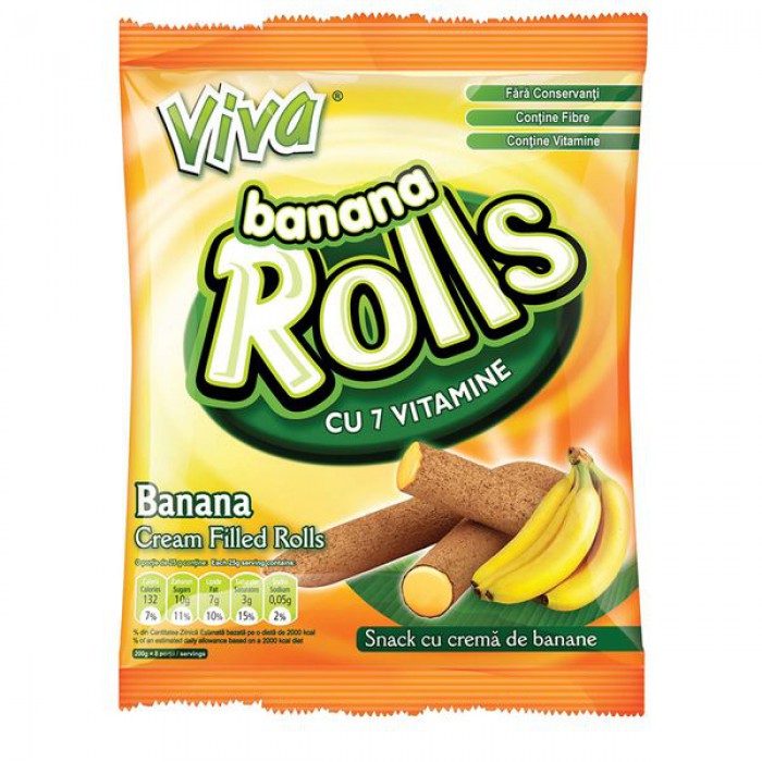 Viva Rolls Banana 100g