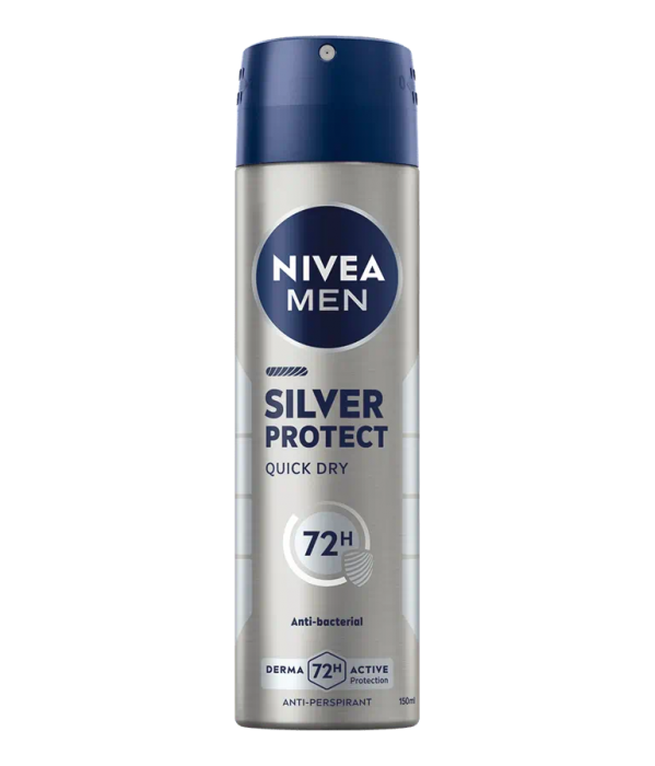 Nivea MEN Deodoranty spray 150ml Silver Protect
