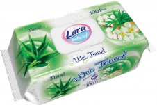 Lara 100ks Dětské Vlhčené Ubrousky - Aloe Vera