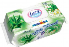 Lara 120ks Dětské Vlhčené Ubrousky - Aloe Vera