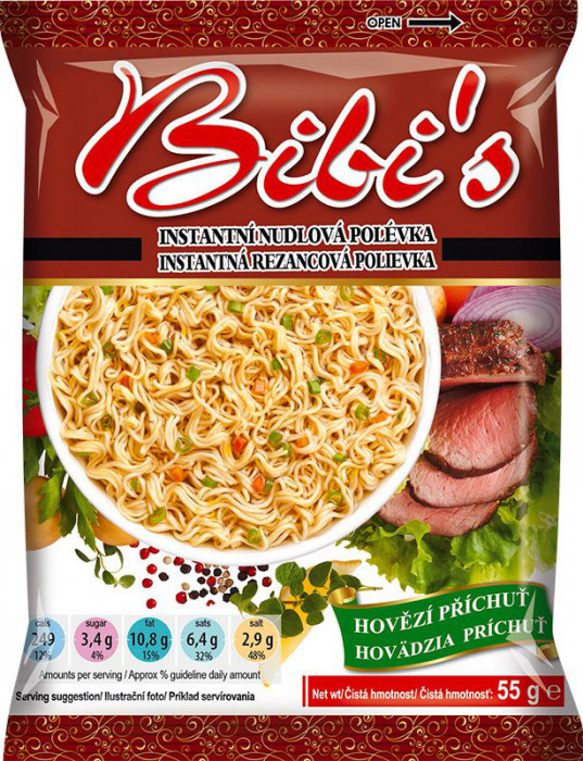 Bibi's příchuť Hovězí 55g