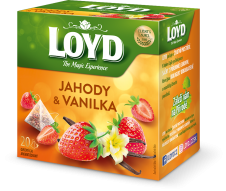 Loyd pyramida Jahody s Vanilkou 20x2g