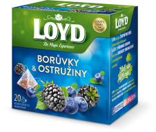 Loyd Pyramida Borůvky & Ostružiny 20x2g