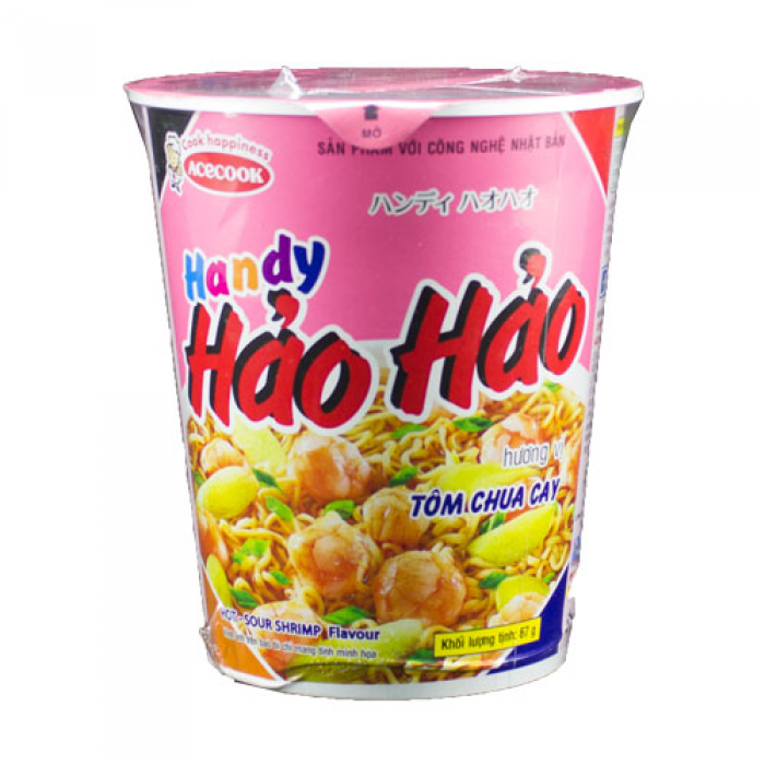 Hảo Hảo Kelimek Příchuť Chilli Lime Shrimp 68g