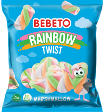 Bebeto Marshmallow 60g Rainbow Twist
