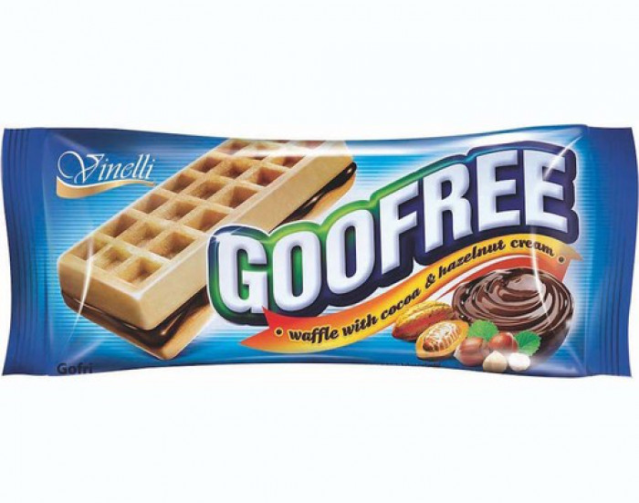 Goofree vafle 50g Kakaové - Oříškové