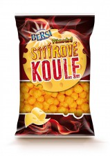 BERSI Snack s Příchutí Pikantní Sýrové koule 120g