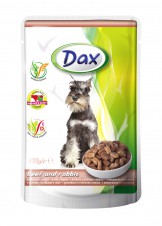 Dax 100g kapsa pes hovězí - králík