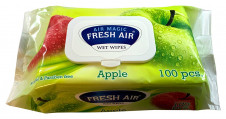 Fresh Air Vlhčené Ubrousky 100ks Green Apple