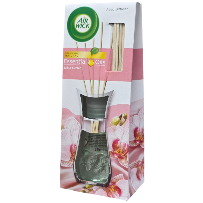Air Wick Vonné Tyčinky 25ml Vzácné hedvábí a orchideje
