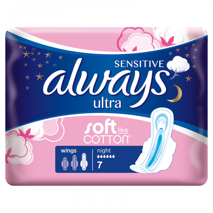 Always Ultra Sensitive Night 7ks