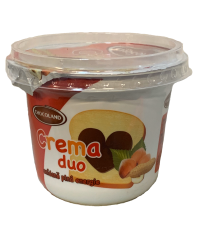 CREMA 250g DUO Arašídová + Lískooříšková kelímek