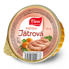 Viva - Játrová paštika 120g