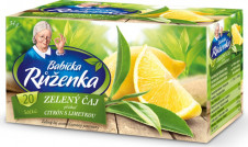 Babička Růženka Zelený čaj, citrón s limetkou 20x2g