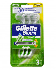 Gillette Blue3 holicí strojek Sensitive 3ks