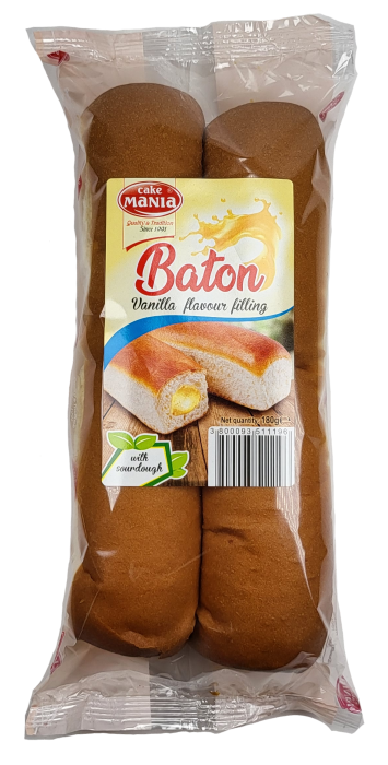 BATON Buchta s vanilkovou náplní 180g