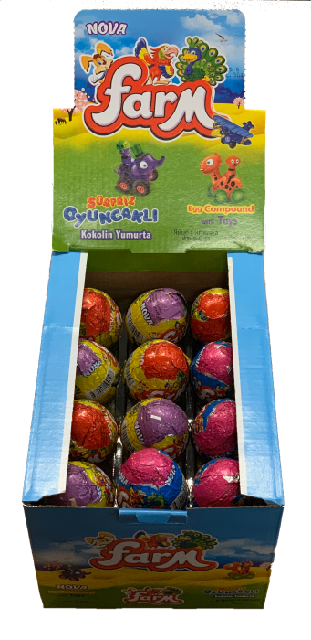 Nova Surpirse-Farm čokoládové vajíčka 25g