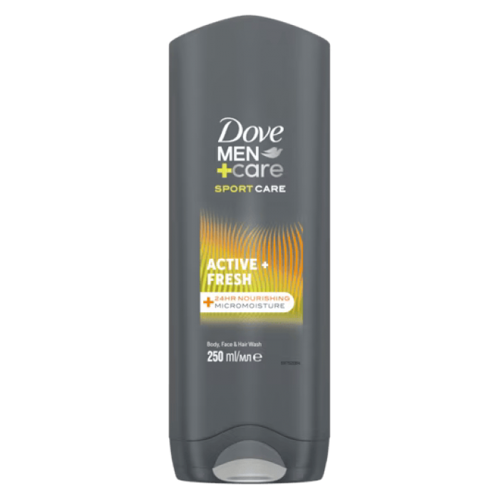 Dove MEN Sprchový Gel 250ml Acrive Fresh