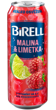 Birell Nealkoholické pivo plech 0,5l Limetka Malina