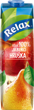 Relax 1L 100% Jablko - Hruška TP