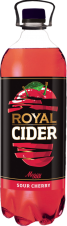 Royal CIDER 1L Alkoholický nápoj s příchutí Višně 4,7% Alk.