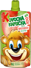 KUBÍK 100% ovocná kapsička jablko-BROSKEV 100g