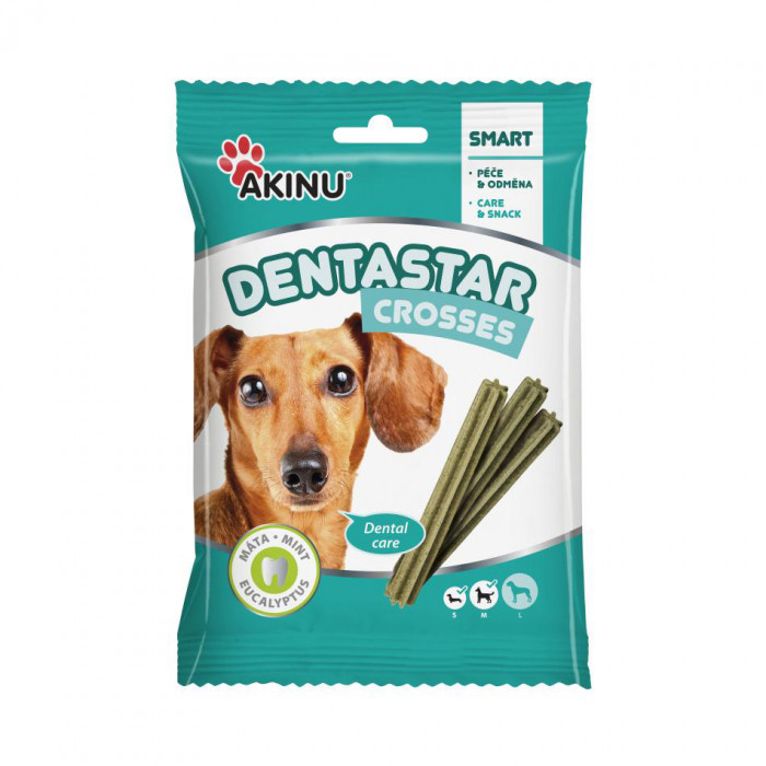 Akinu DENTASTAR Mini pro malé a střední psy 7ks 110g