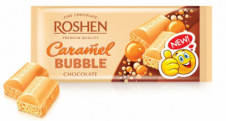 ROSHEN - Bubblové Karamel Čokoláda 85g