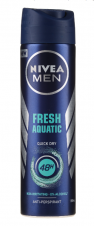 Nivea MEN Deodoranty spray 150ml Fresh Aquatic