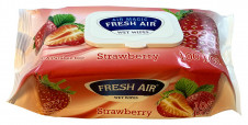 Fresh Air Vlhčené Ubrousky 100ks Strawberry