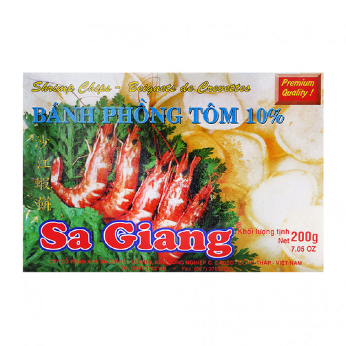 Bánh Phồng tôm 10% Sa Giang 200g