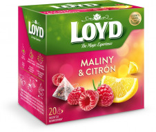 Loyd Pyramida Maliny & Citrón 20x2g